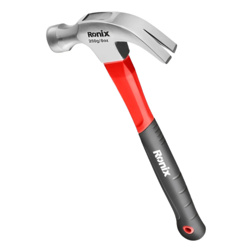 Martelo Unha 500g Cabo Fibra Emborrachado Ronix Rh-4751