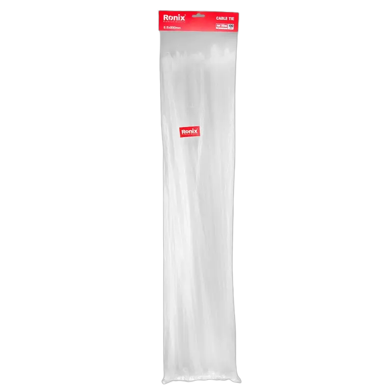 Kit 100 Abraçadeiras Nylon 800 x 8,8 mm Ronix RH-9996