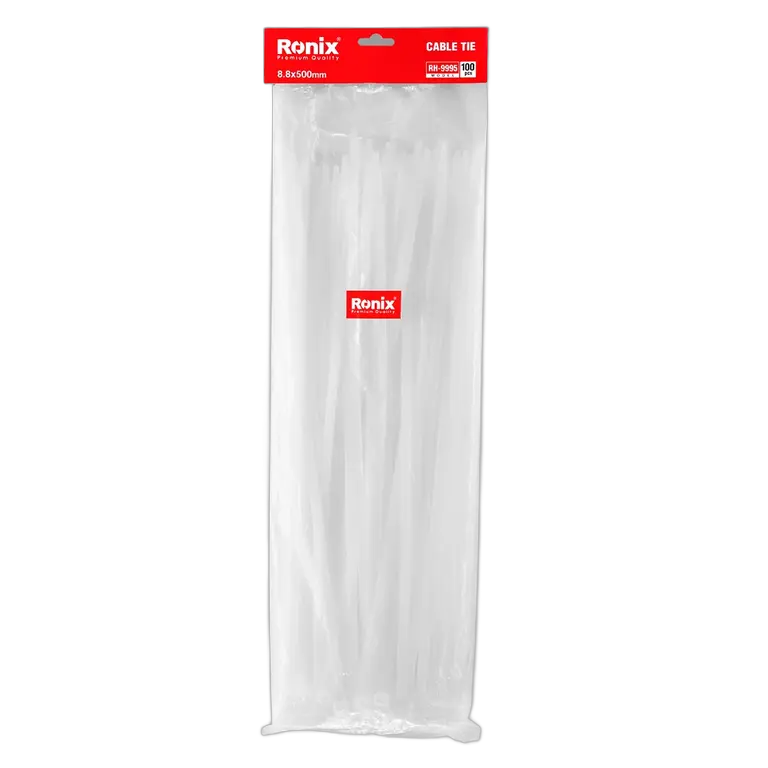 Kit 100 Abraçadeiras Nylon 500 x 8,8 mm Ronix RH-9995