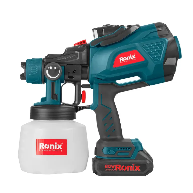 Pistola De Pintura Hvlp Bateria 20V 1200Ml Ronix 8604