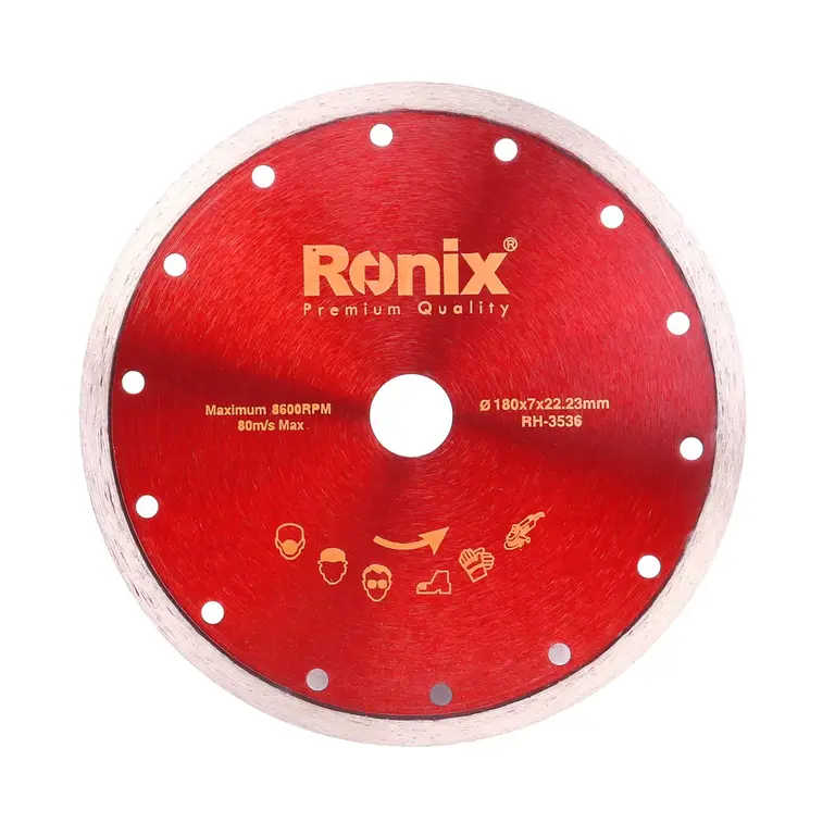 Disco De Corte Diamantado 180mm Ronix Rh-3536