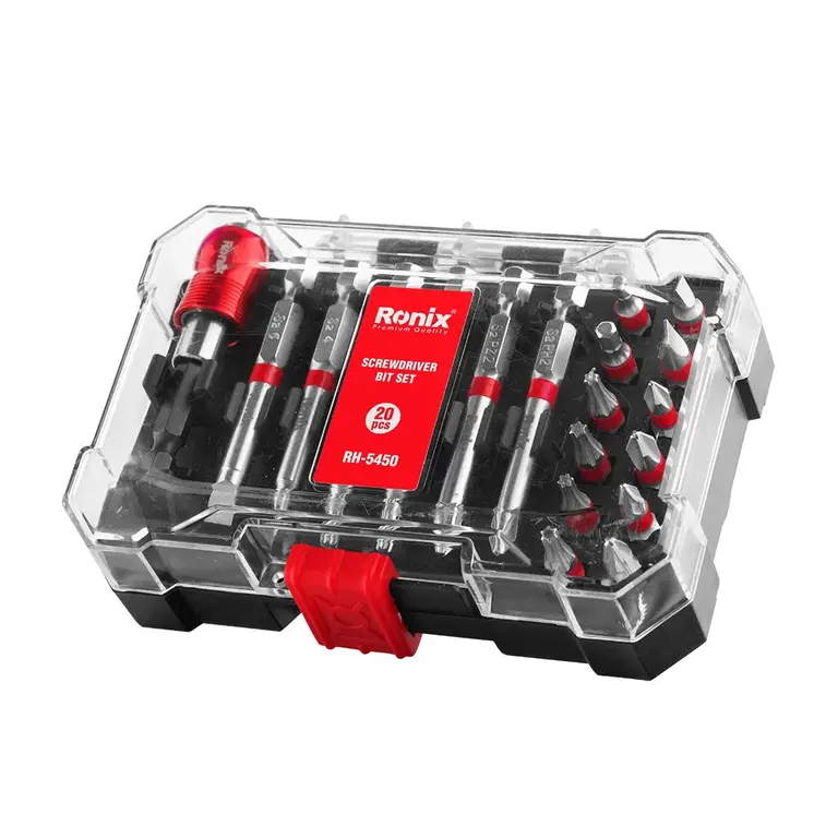 Jogo De Bits Para Parafusadeira 19 Peças Ronix Rh-5450